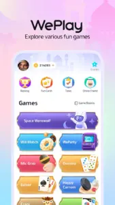 WePlay (ويبلاي) – Game & Chat 1